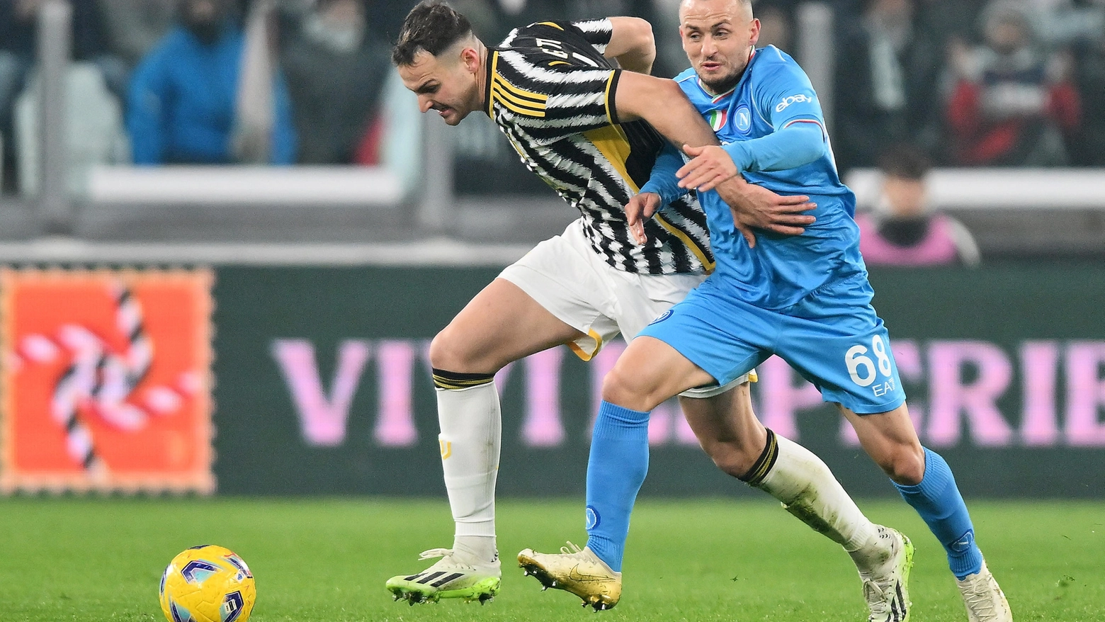 Juventus-Napoli, Gatti in gol