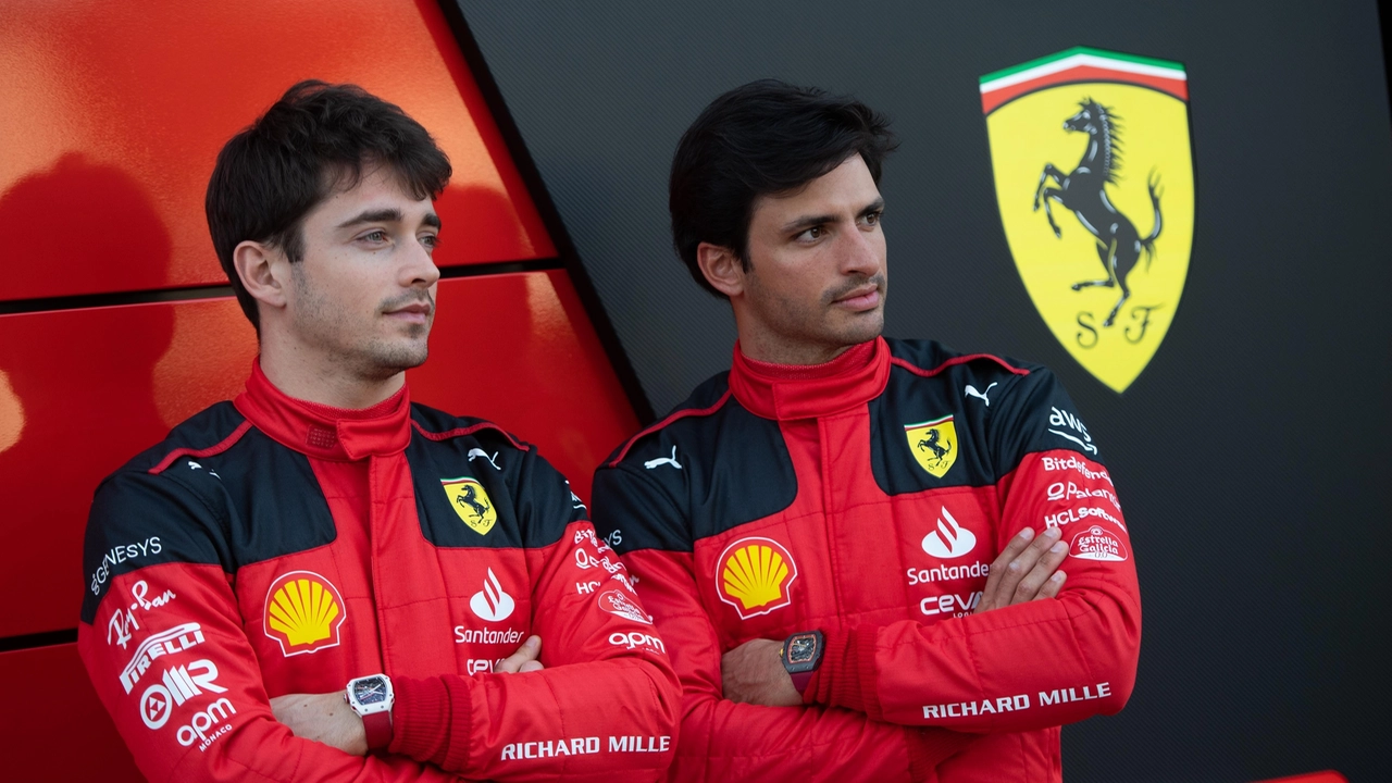 Charles Leclerc e Carlos Sainz jr.