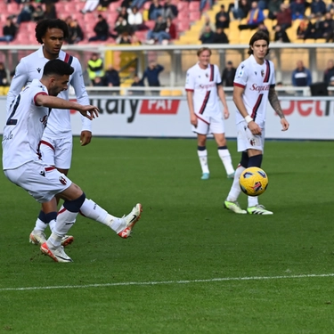 Lecce Bologna 1-1, rabbia rossoblù: raggiunti su rigore dopo 10 minuti di recupero