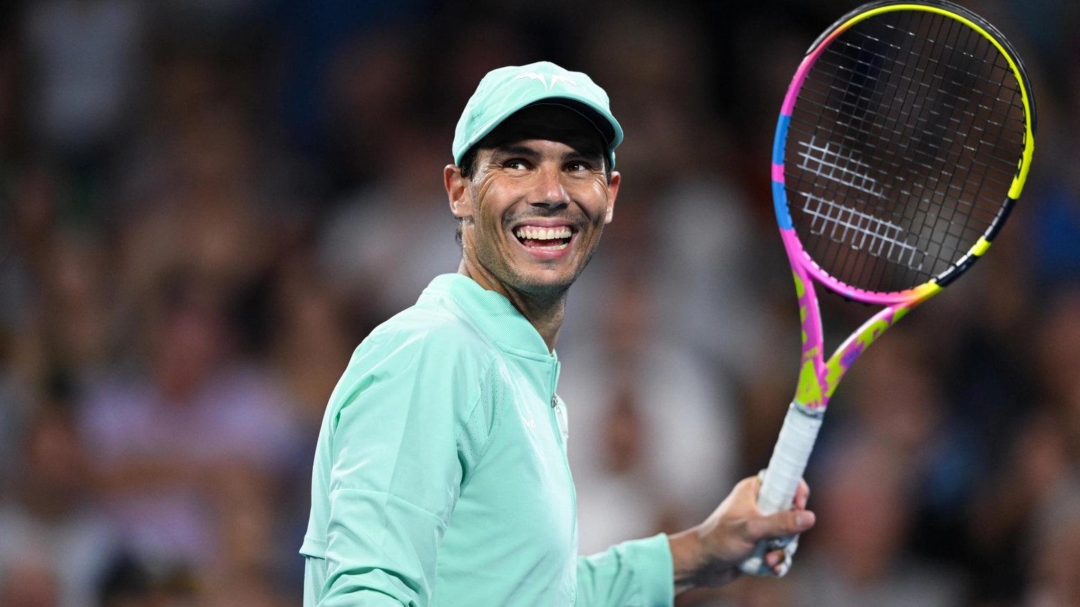 Rafael Nadal, 38 anni, tornato sul tour dopo un anno di stop