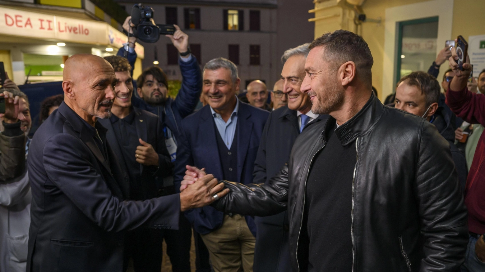 L'incontro tra Spalletti e Totti