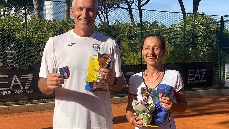 Sabrina Cantoni e Renato Medioli campioni italiani  Over 55