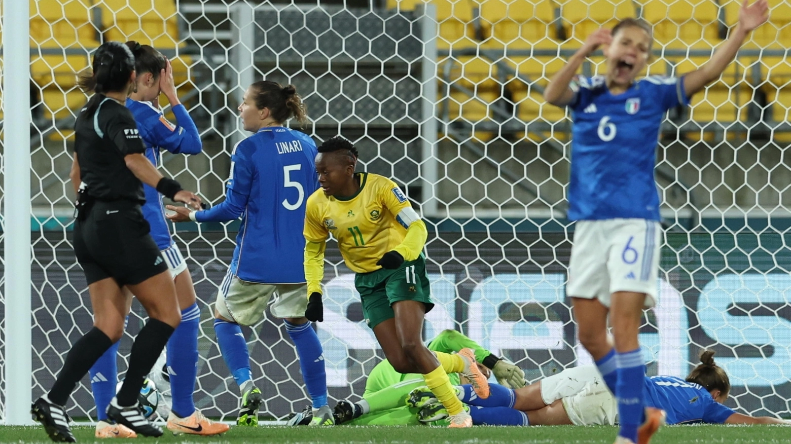 Mondiale femminile, il gol che condanna l'Italia (Ansa)