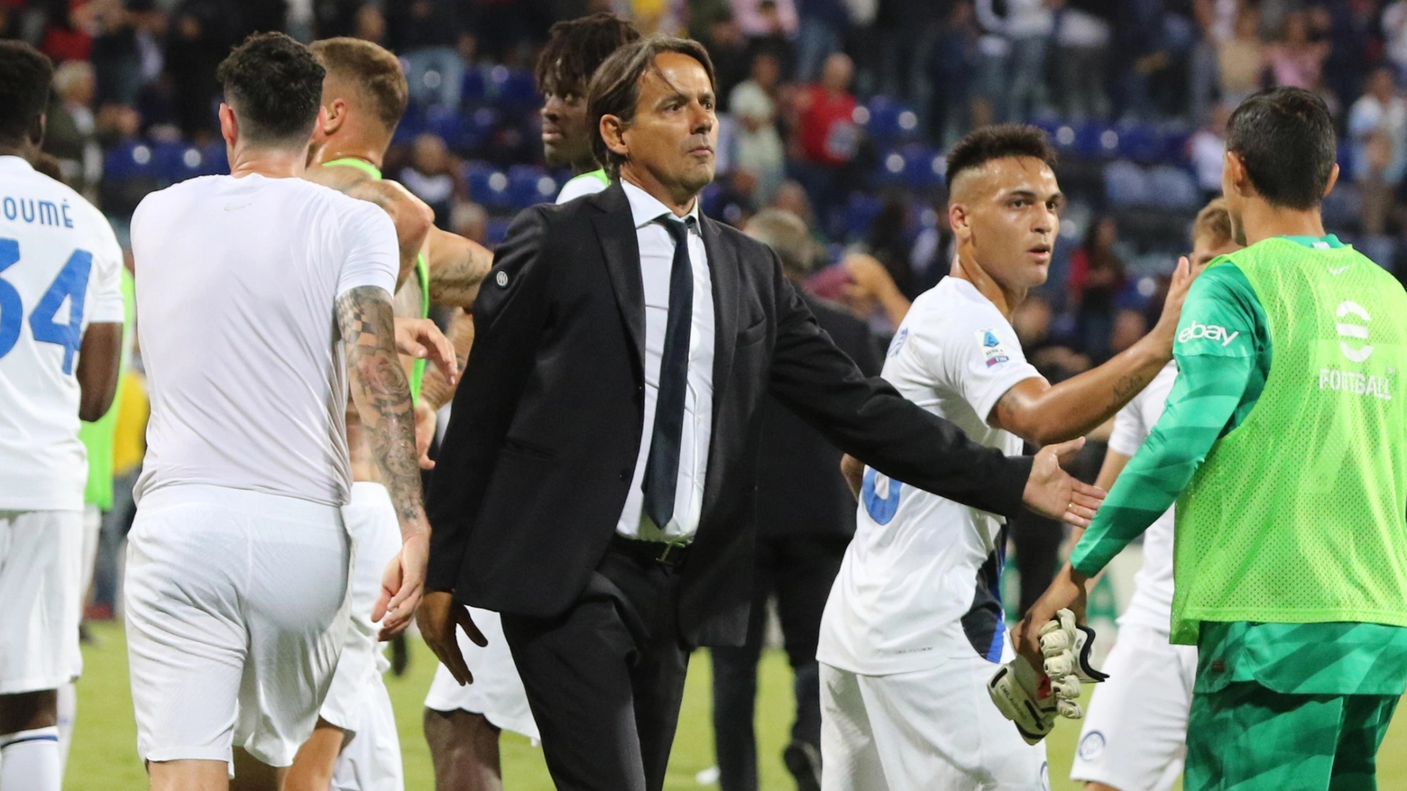 Simone Inzaghi è soddisfatto per la vittoria a Cagliari