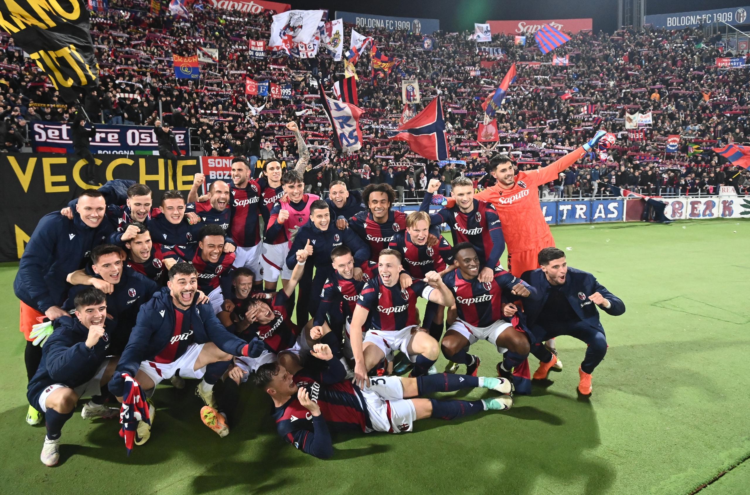 Una notte da Champions: tutti pazzi per il Bologna e la gioia