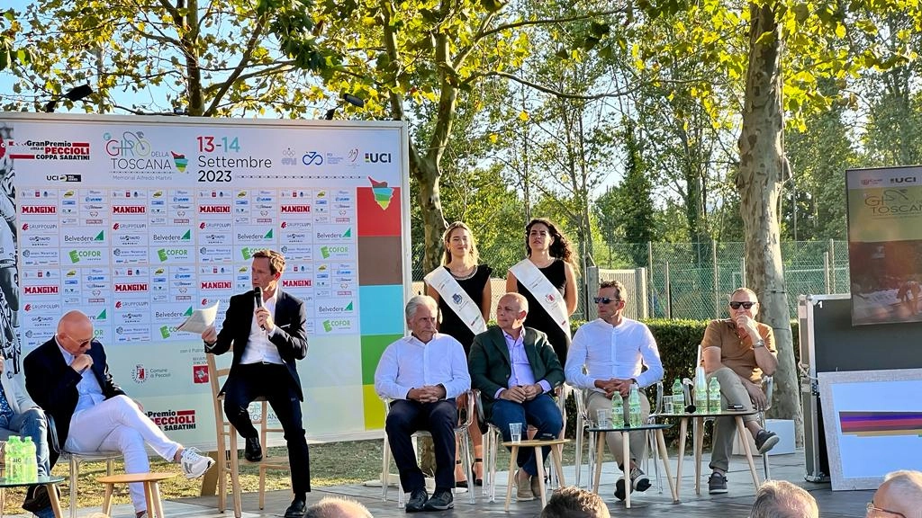 La presentazione del Giro della Toscana e del G.P. Città di Peccioli-Coppa Sabatini
