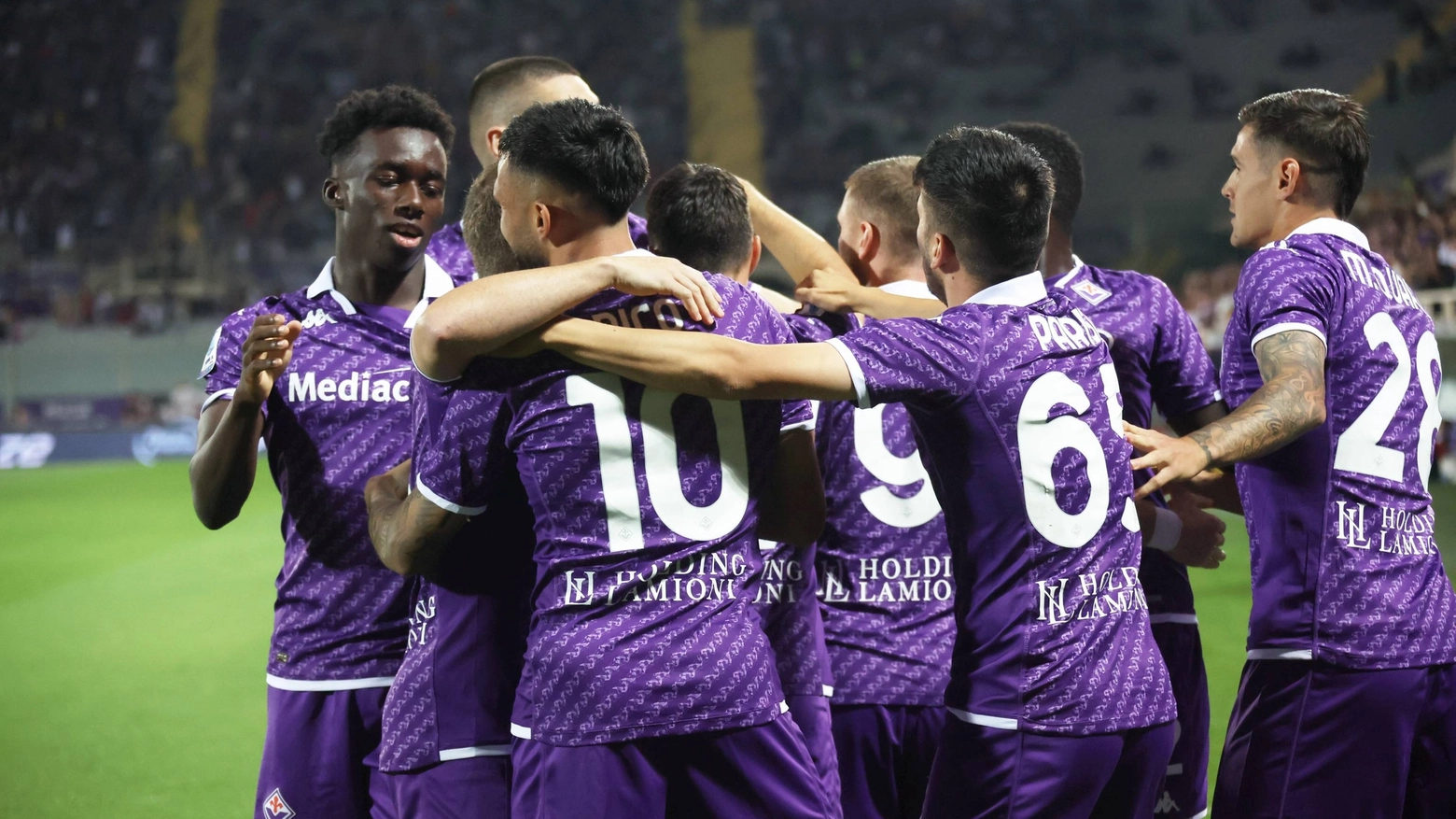 Fiorentina-Cagliari, il gol di Nico Gonzalez (Foto Germogli)