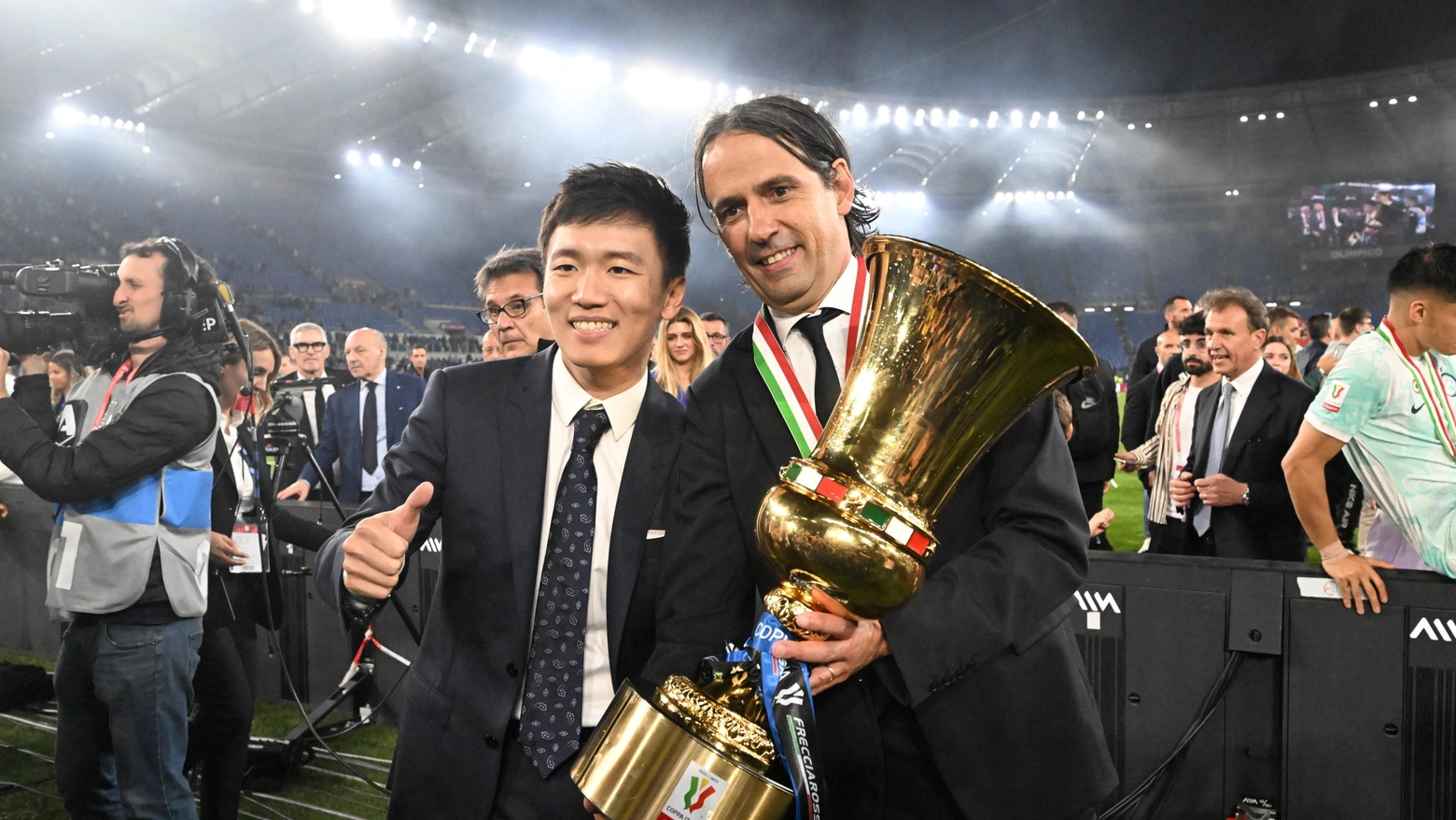 Inter, Zhang eguaglia Facchetti per numero di trofei: “Orgoglioso di tutta la squadra”