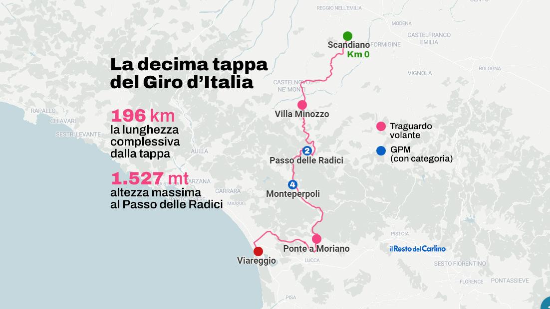 Giro D'Italia 2025 Tappe Mappa Jasmine Parsons