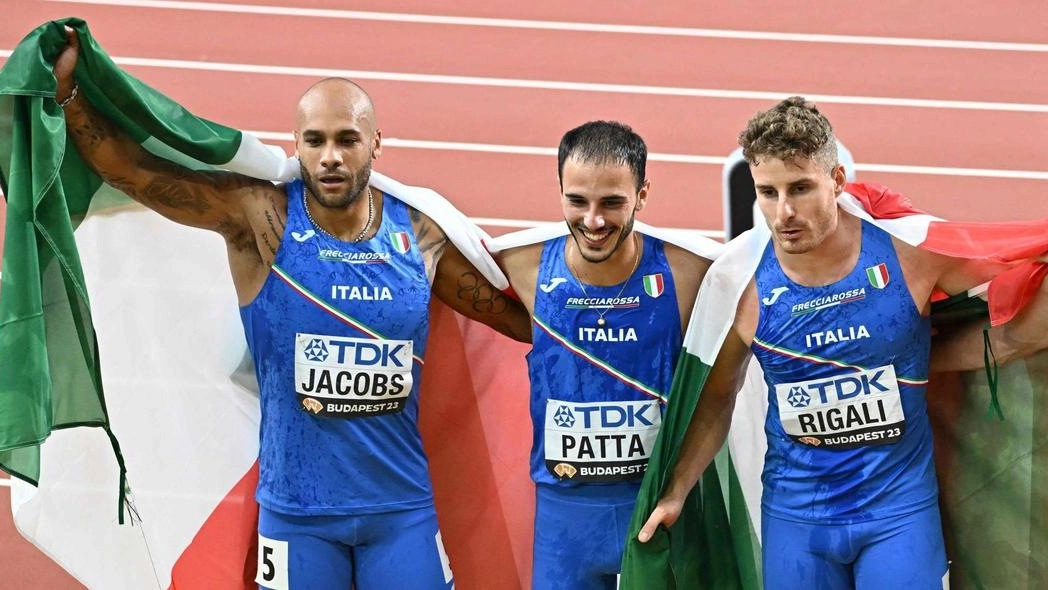 Rigali, Jacobs, Patta e Tortu  salgono sul podio della leggenda  Contro gli Usa è un duello infinito