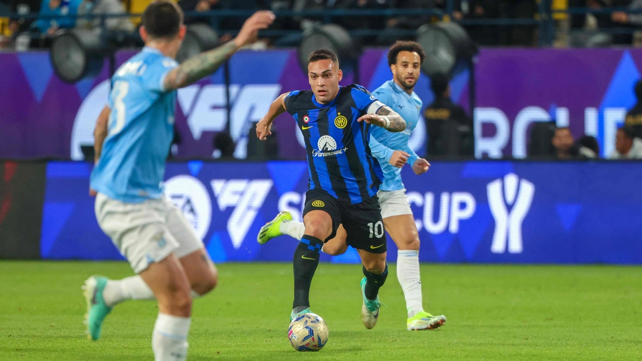 Lautaro Martinez nella semifinale contro la Lazio