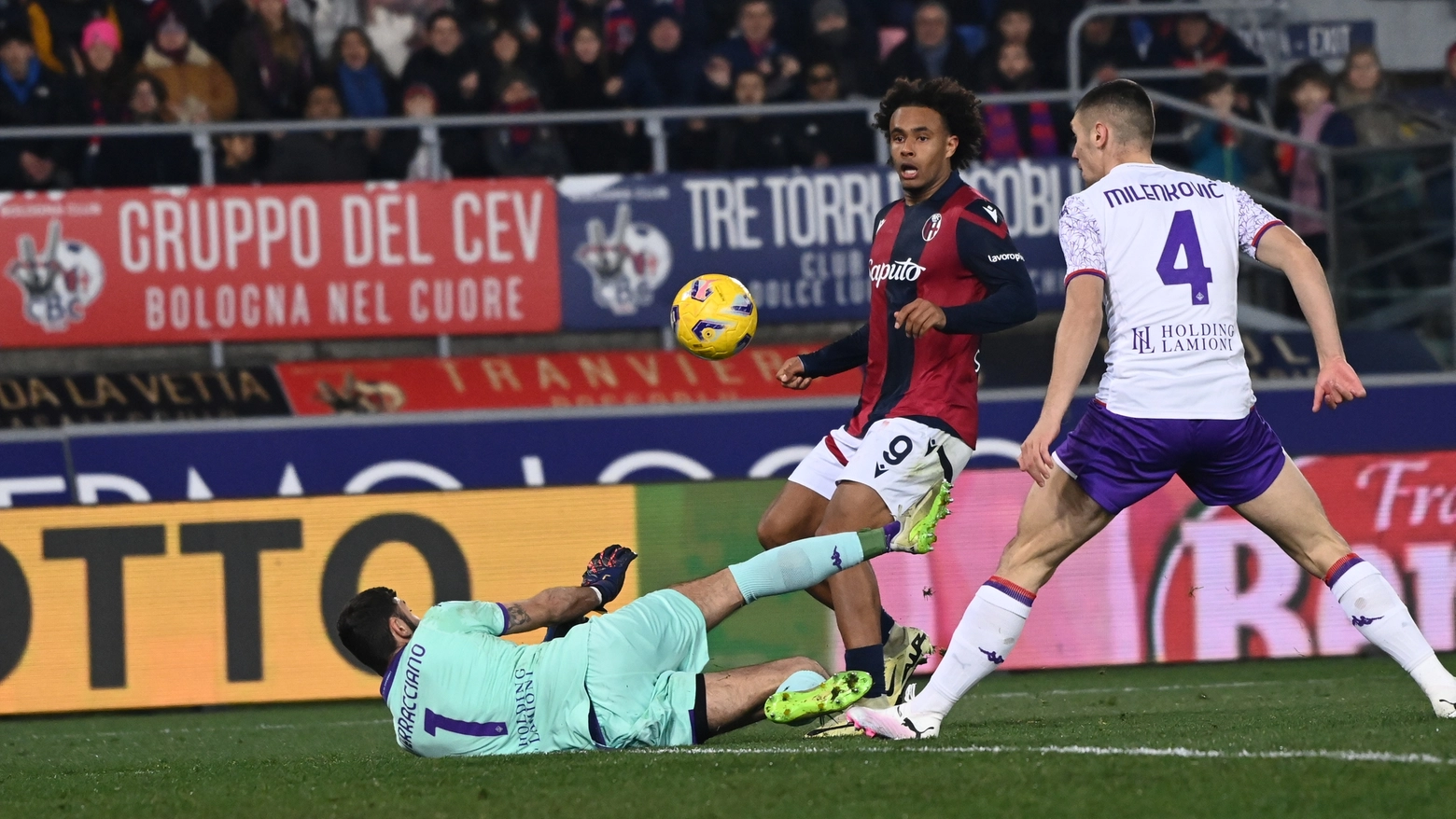 Un grande Bologna piega la Fiorentina per 2-0