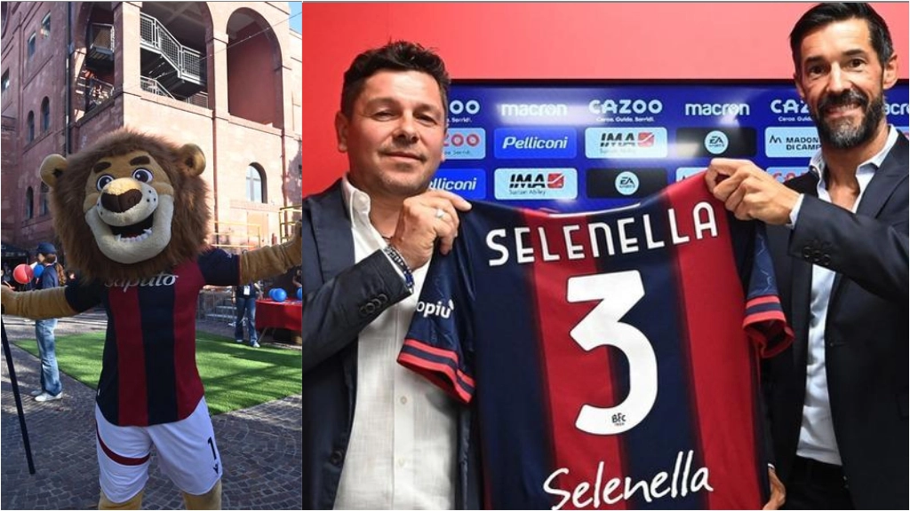 Il presidente di Selenella, Massimo Cristiani, e Christoph Winterling, direttore marketing del Bologna