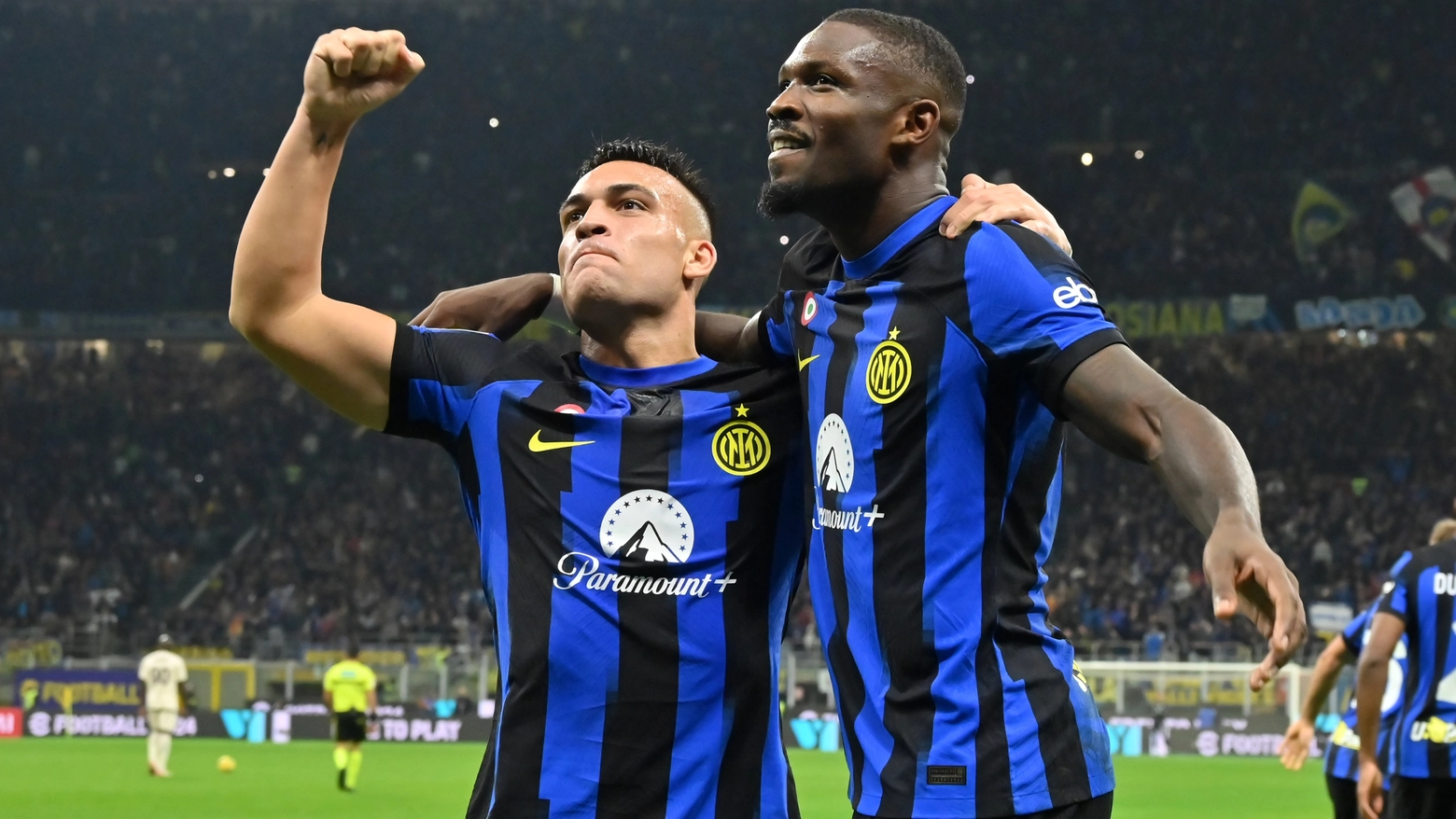 Lautaro Martinez e Marcus Thuram, coppia gol dell'Inter