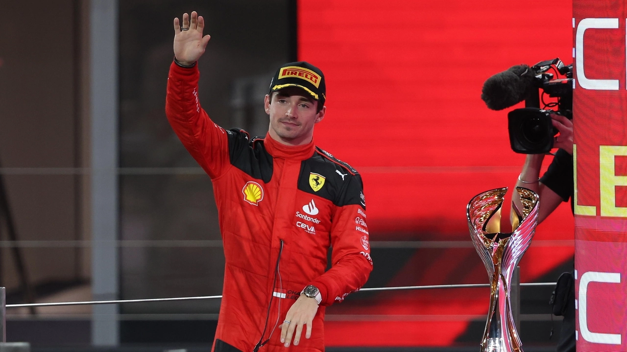 Charles Leclerc ad Abu Dhabi (Ansa)