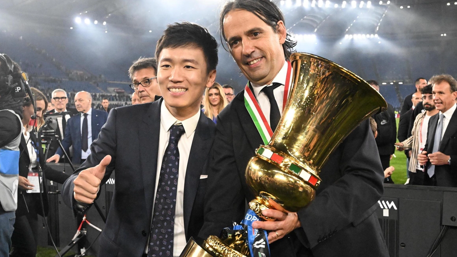 Inter, Inzaghi per la storia Guardiola per il triplete