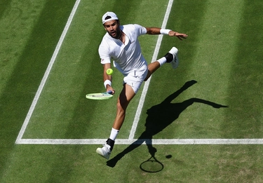 Berrettini, ruggito a Wimbledon: de Minaur ko in 3 set