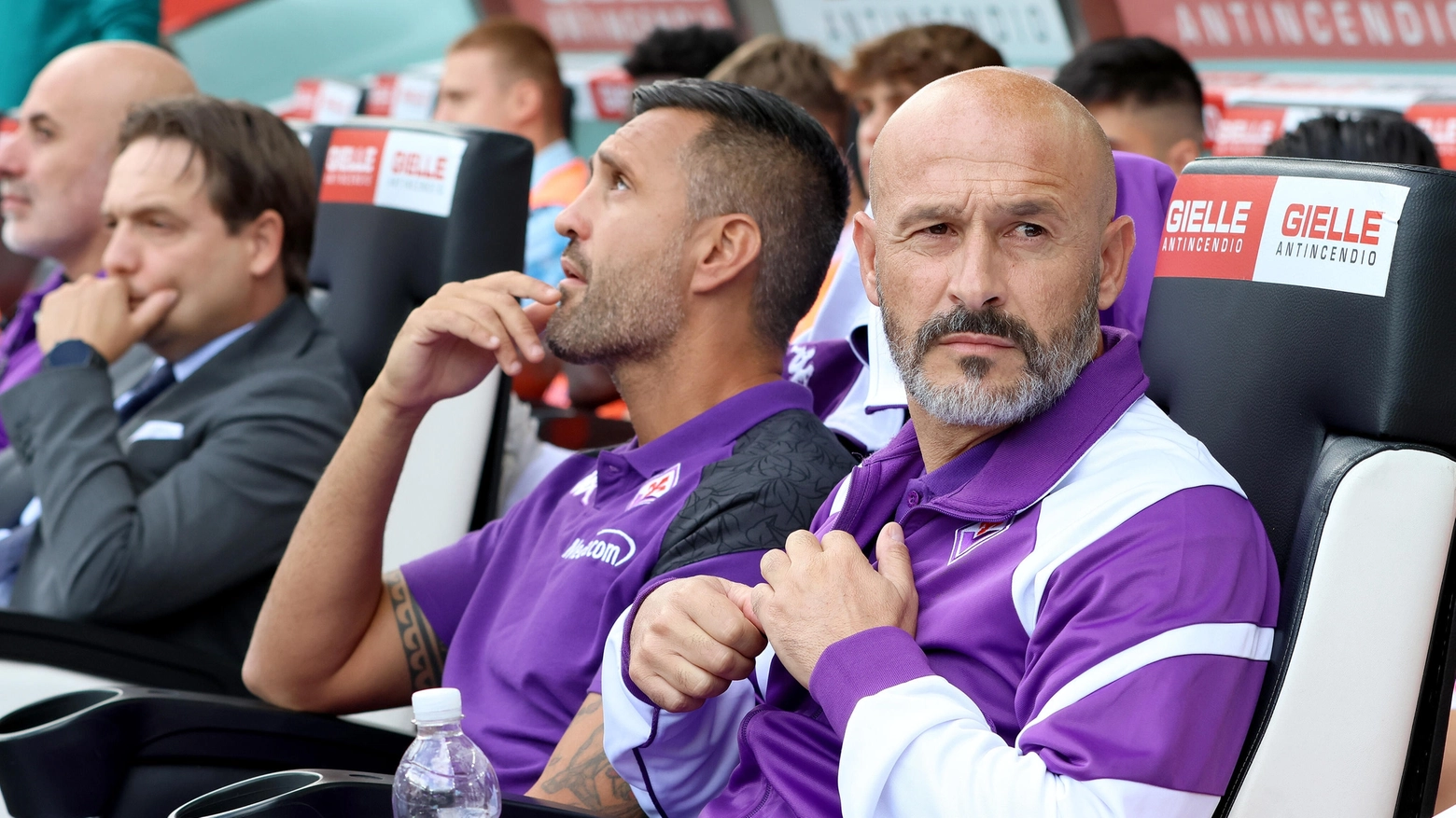 L'allenatore della Fiorentina Vincenzo Italiano