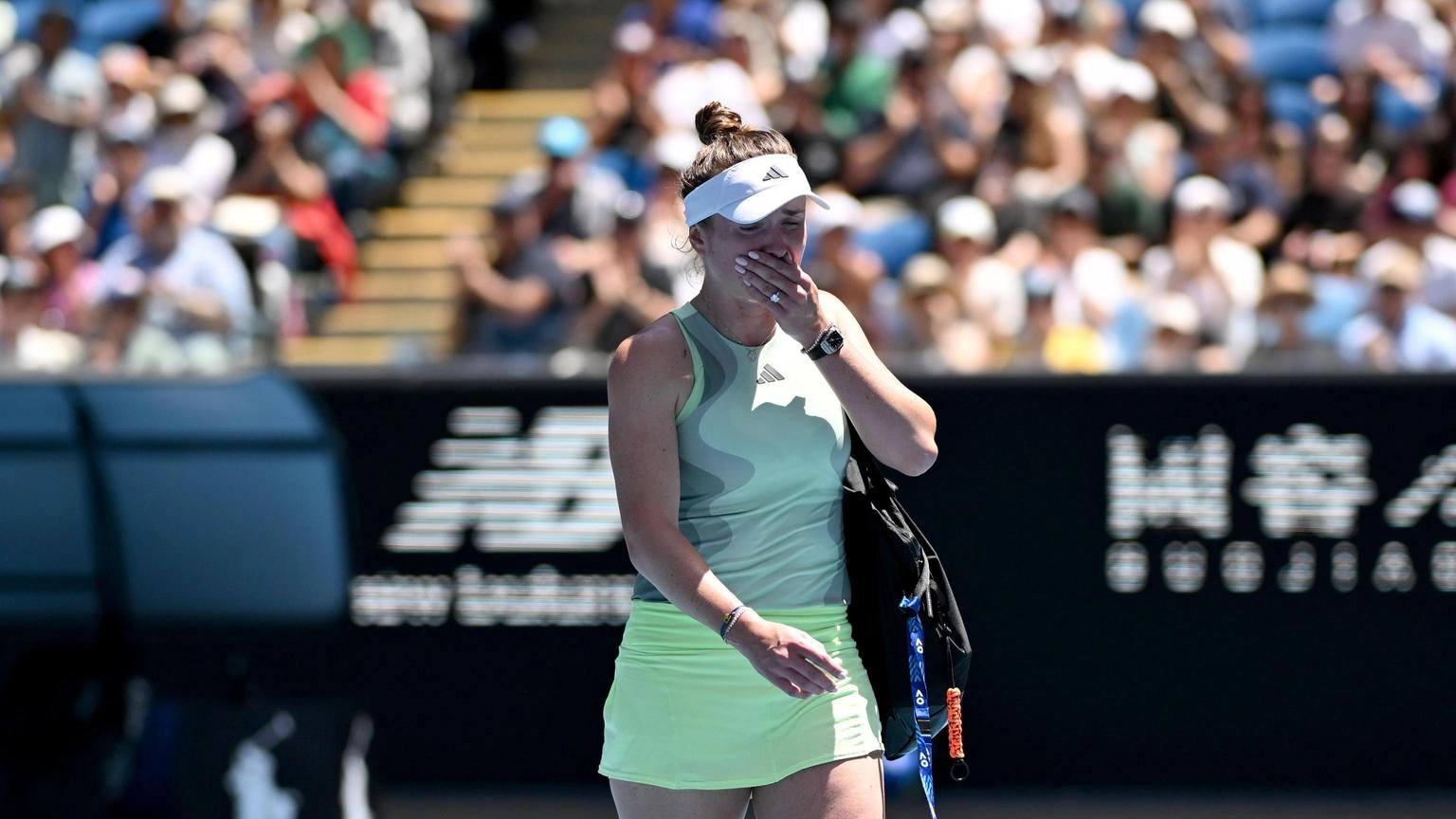 Australian Open: Svitolina ko dopo 3 game, esce tra le lacrime