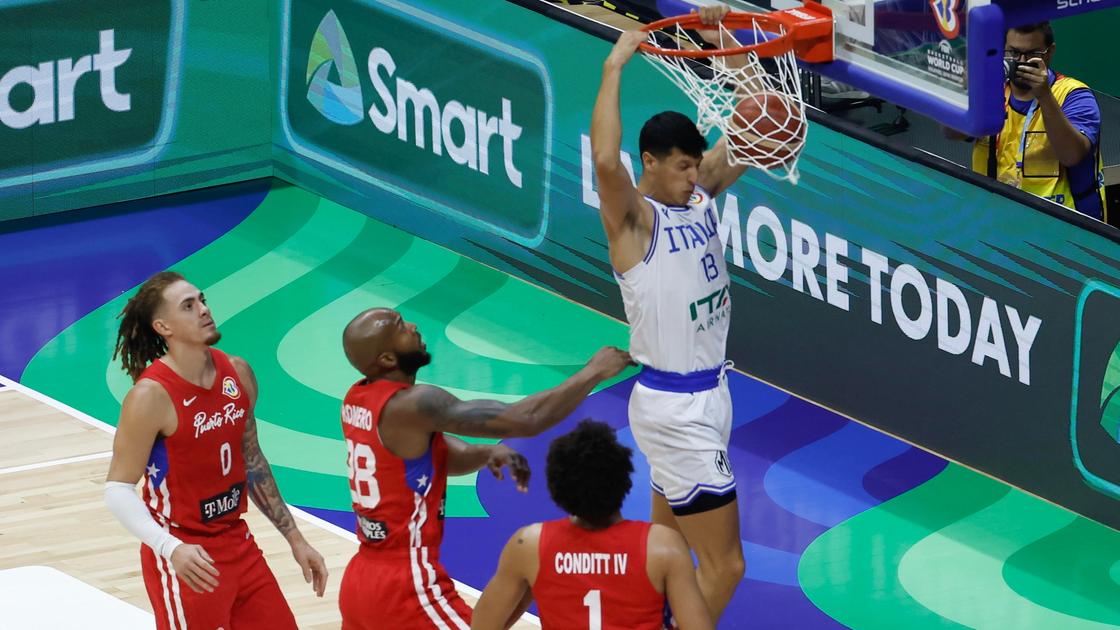 Copa del Mundo de Baloncesto FIBA ​​2023, Italia se clasifica a cuartos de final: venció a Puerto Rico