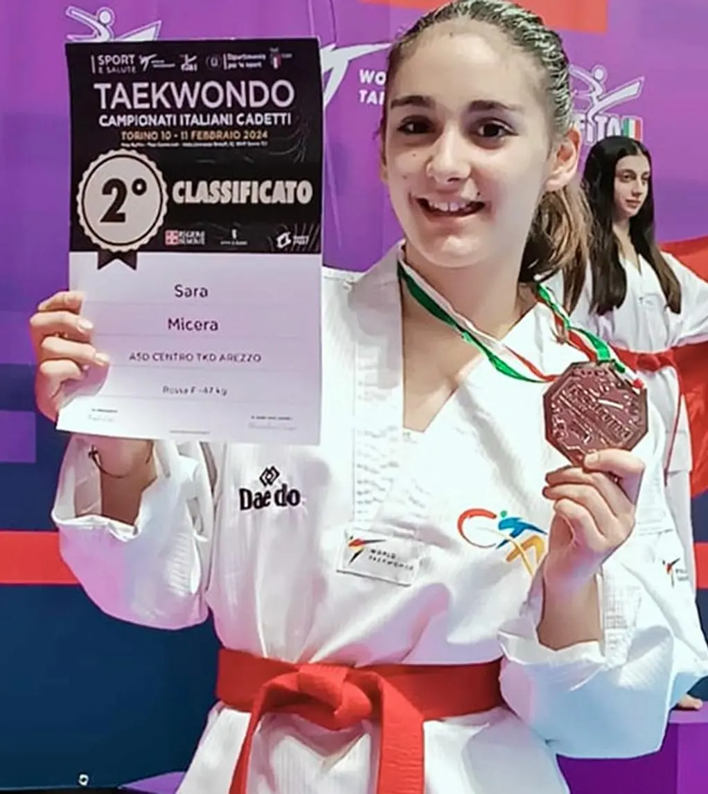 ARTI MARZIALI Taekwondo Arezzo. Sara Micera sfiora l impresa