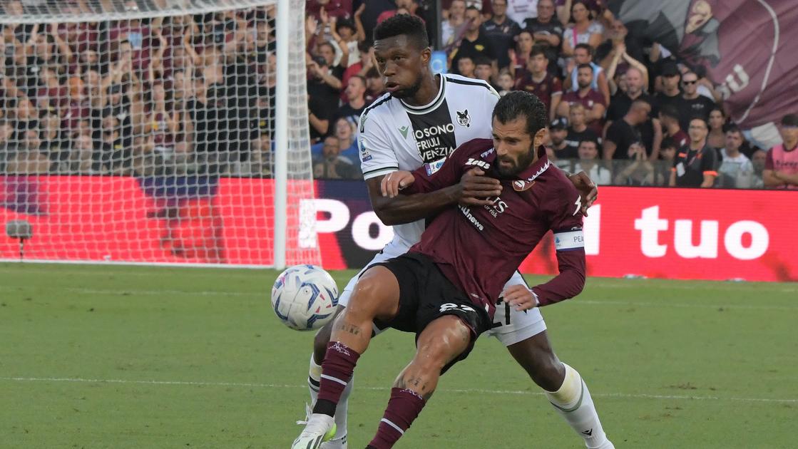 Salernitana vs Udinese Draw on Second Day of A league: Match Recap and Live Updates