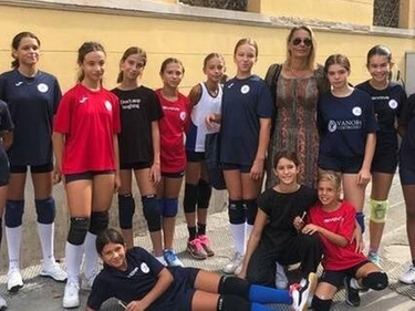 Pallavolo San Marco Carrara: Maurizia Cacciatori in visita per la festa dello sport