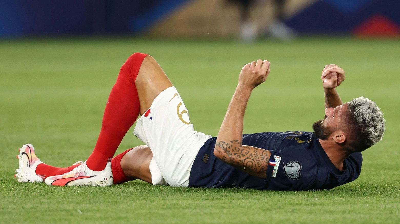 Nonostante l'infortunio con la Francia, Olivier Giroud dovrebbe esserci nel derby