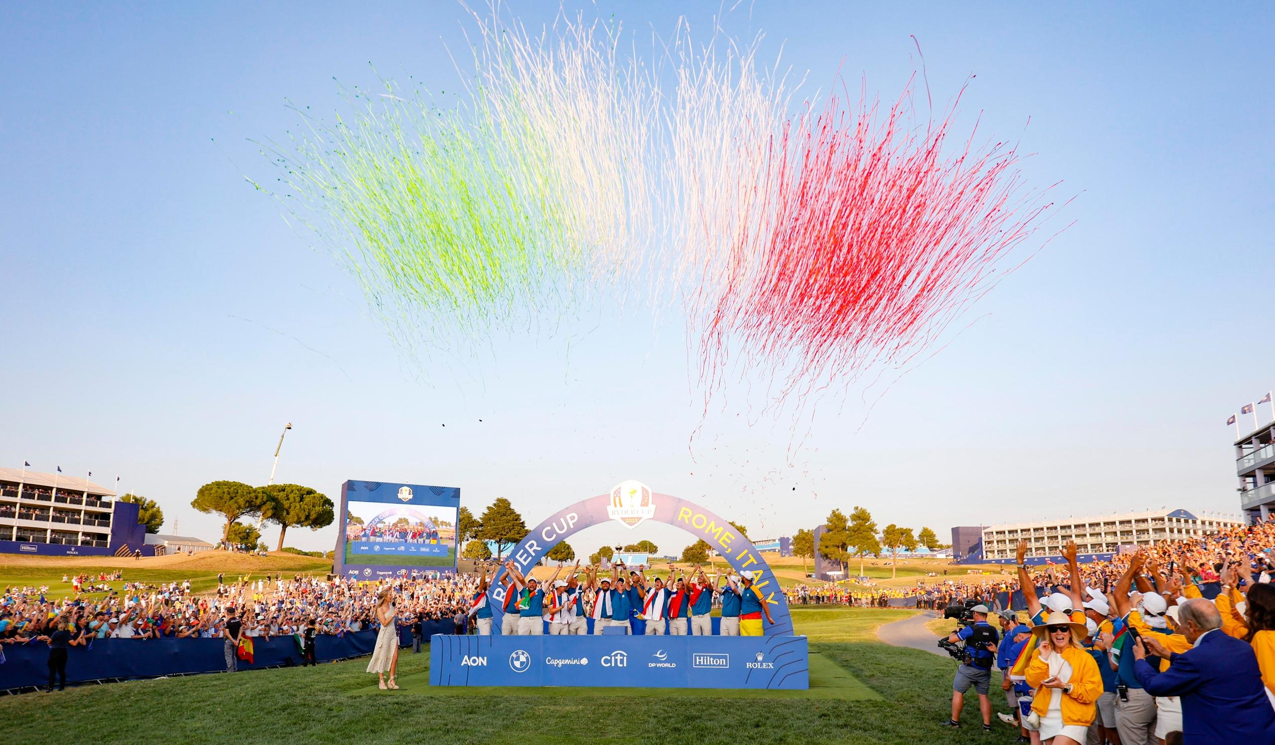 più di 50.000 spettatori al giorno.  “L’Italia al centro dello sport mondiale”