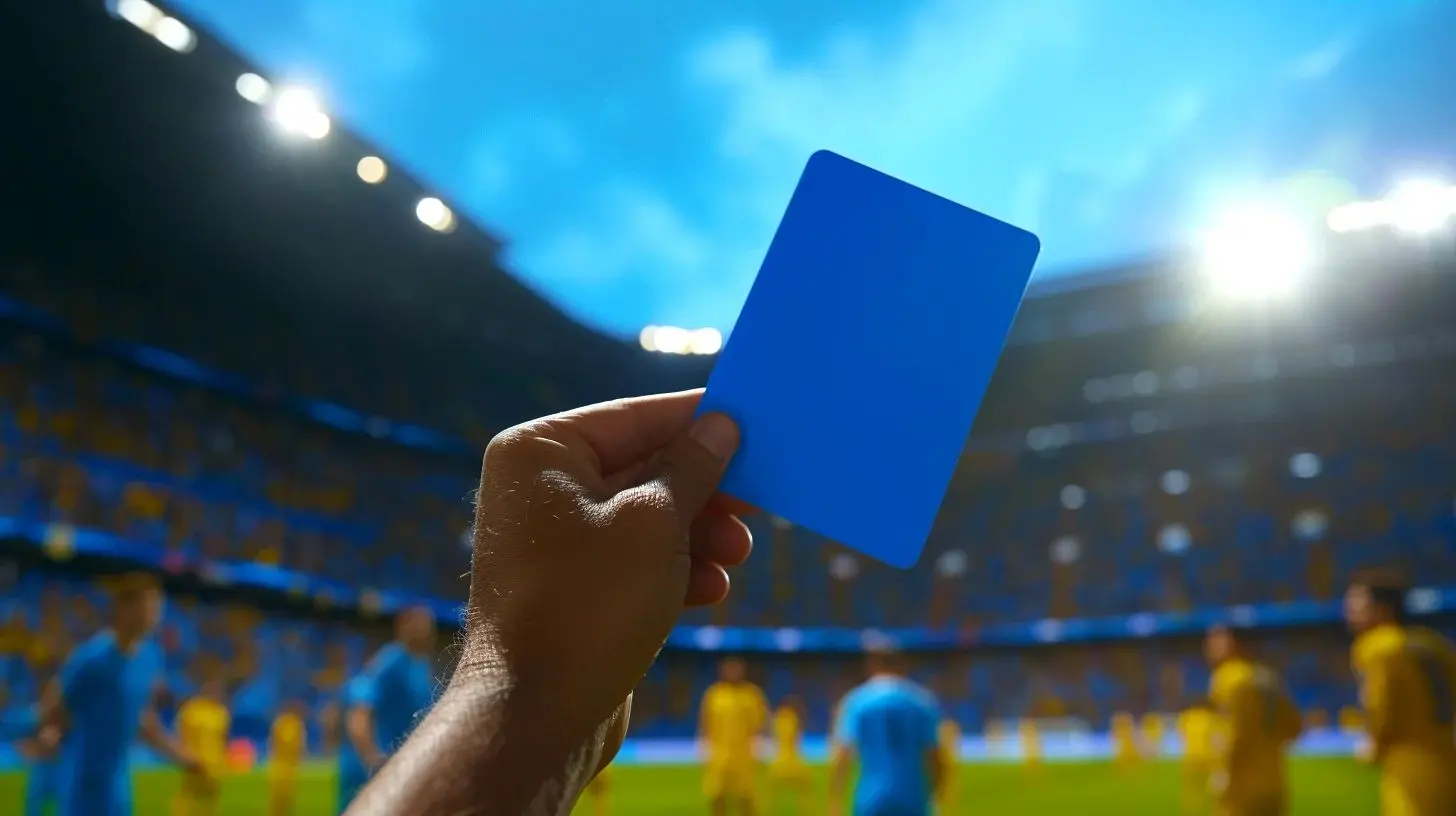 Svolta epocale nel calcio: arriva il cartellino blu