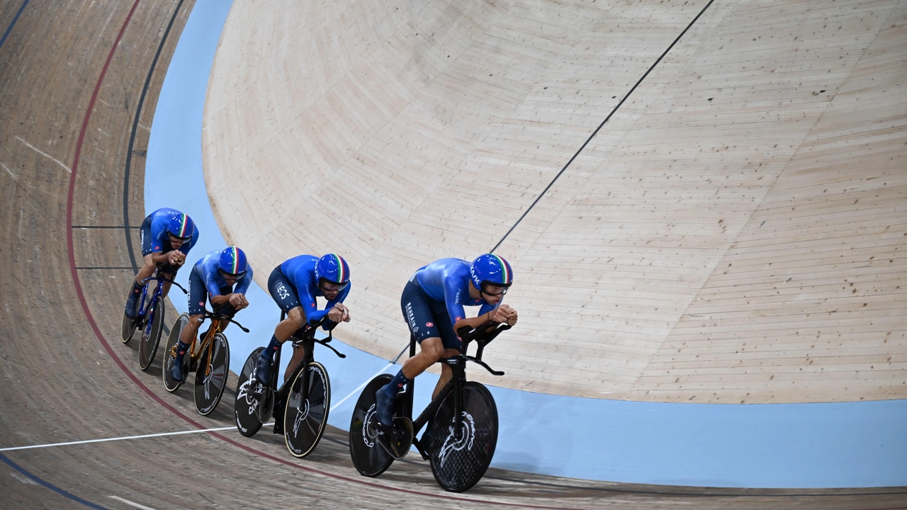 Il quartetto azzurro in finale ai Mondiali