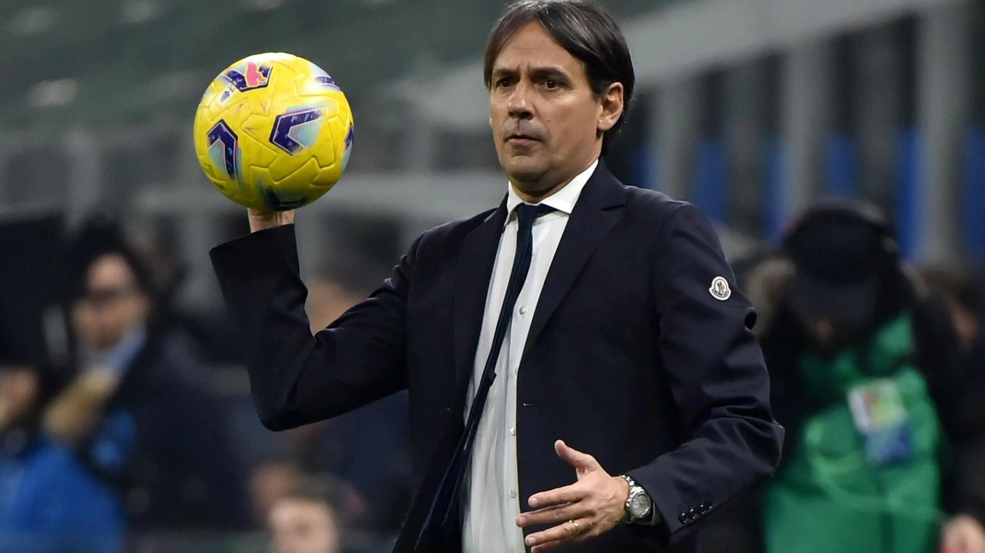 L'allenatore dell'Inter, Simone Inzaghi