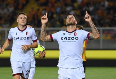 Lecce Bologna 2-3, vittoria al fotofinish e record di punti
