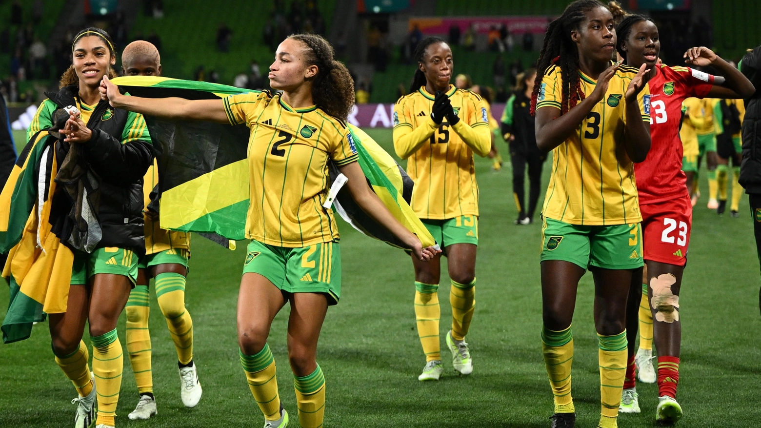 La gioia della Giamaica che ha eliminato il Brasile