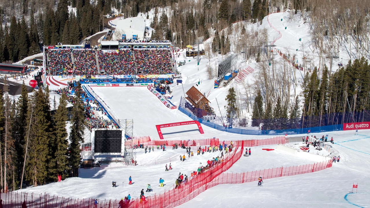 La pista di Beaver Creek (Ansa)