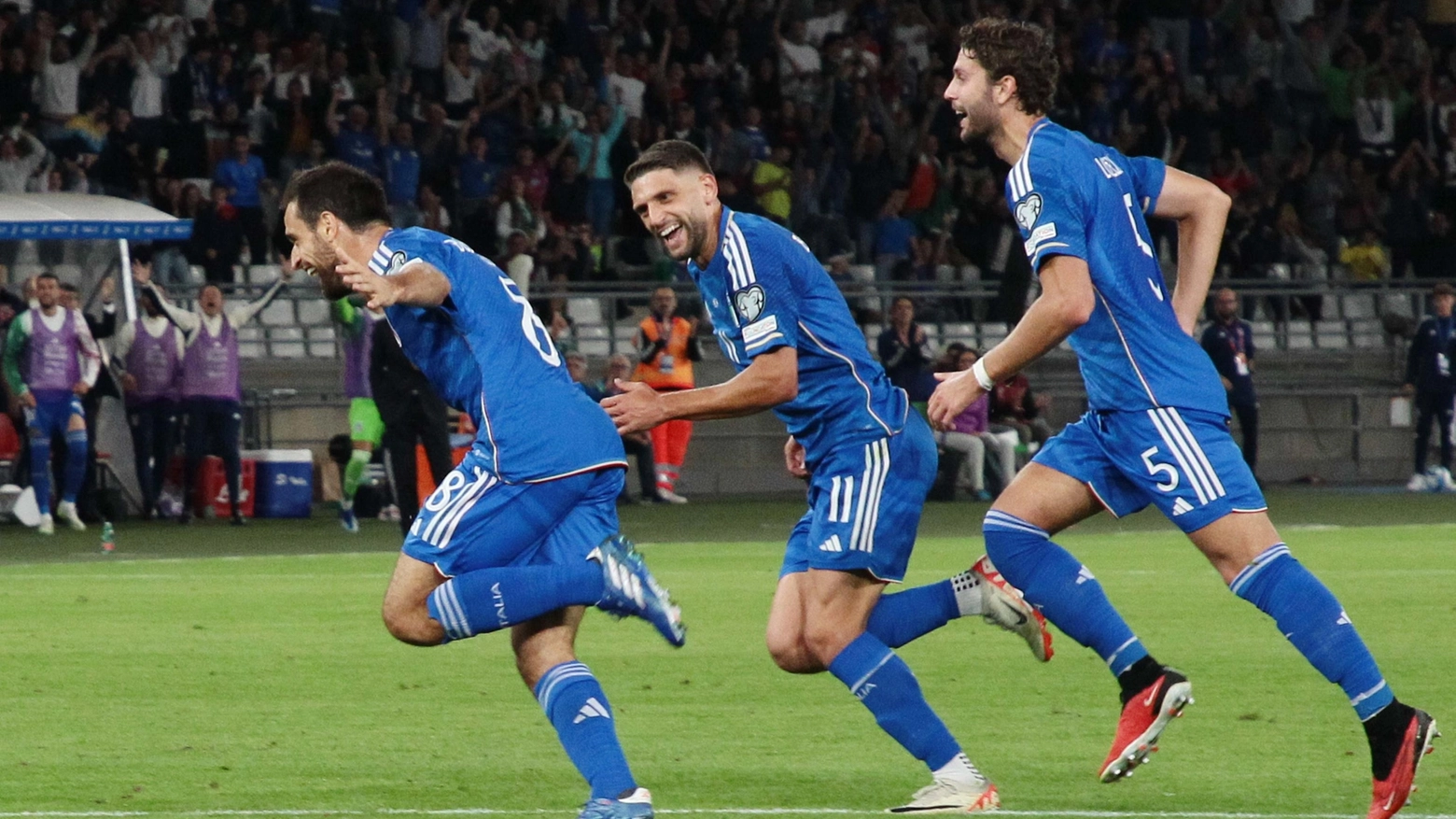 Bonaventura, Berardi e Locatelli: mai l'Italia aveva vinto con più di due gol di scarto contro Malta in nove precedenti