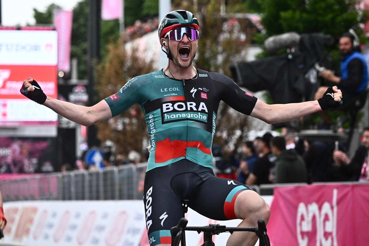 Nico Denz vince la tappa 12 del Giro d'Italia 2023 (Ansa)
