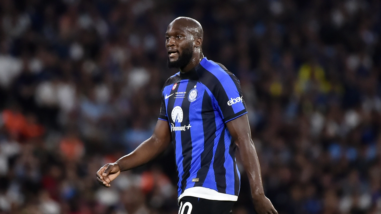 Romeru Lukaku durante la finale di Champions League che l'Inter ha perso contro il Manchester City