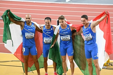 Staffetta 4x100 Mondiali atletica: azzurri medaglia d’argento. Quarto posto per le azzurre