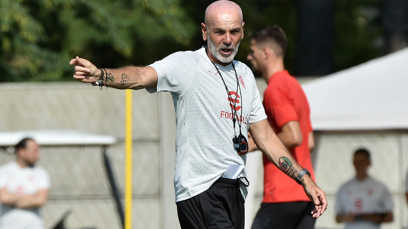 Il tecnico Stefano Pioli