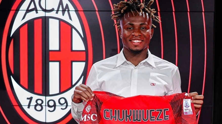 Samuel Chukwueze con la sua nuova maglia