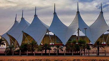 Lo Stadio Internazionale Re Fahd di Riad, impianto gioiello da 68mila posti