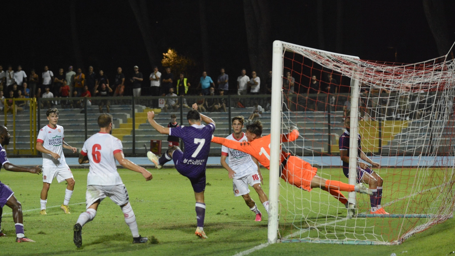 Grosseto-Fiorentina: Brekalo, autore del primo gol (Foto Aprili)