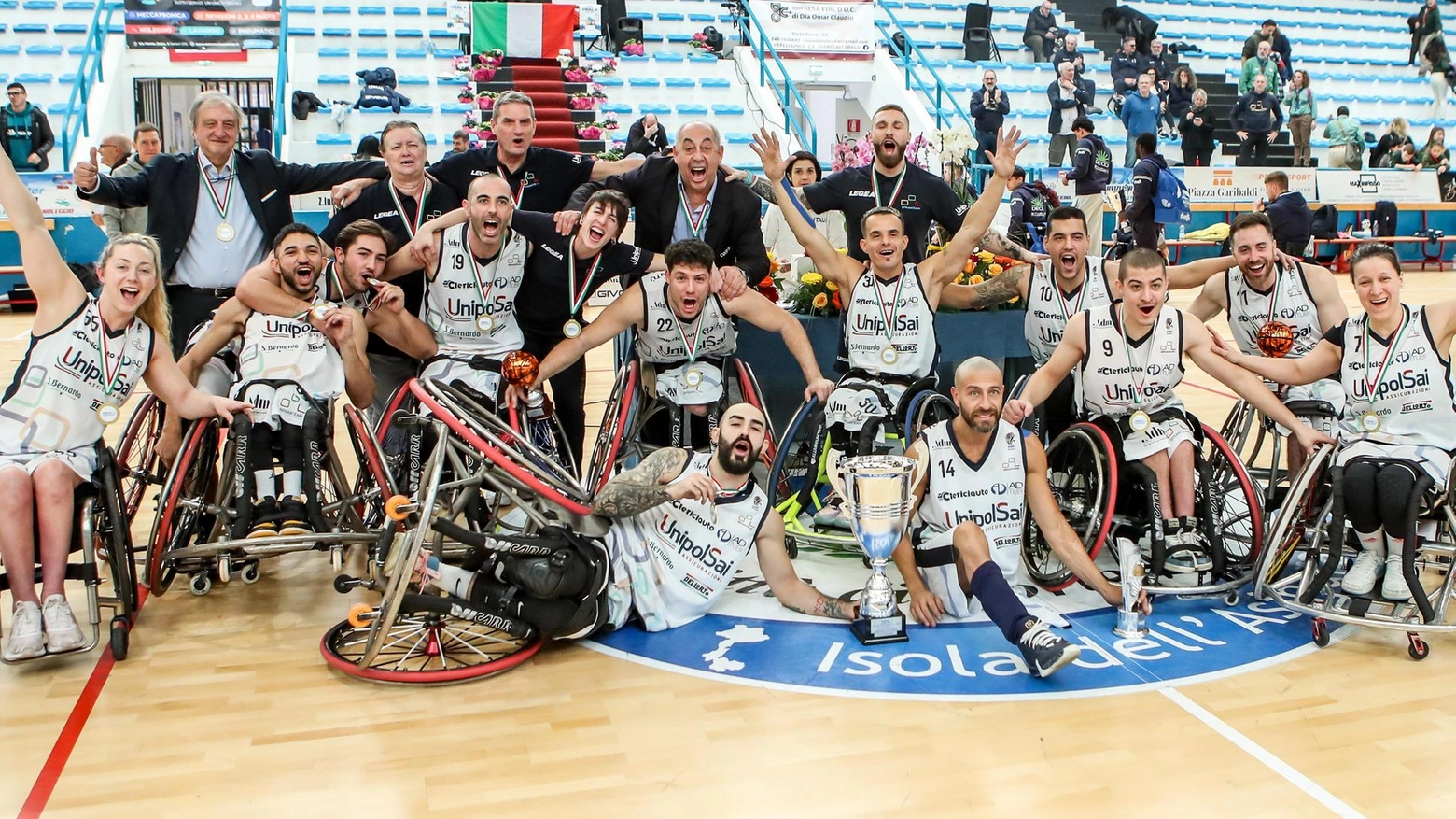 Il club paralimpico di Cantù vince la nona Coppa Italia: "Trionfo che va oltre lo sport"