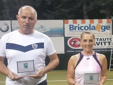 Marco Baleani e Laura Busonero vincono il "Memorial Stefano Rea" di Tennis
