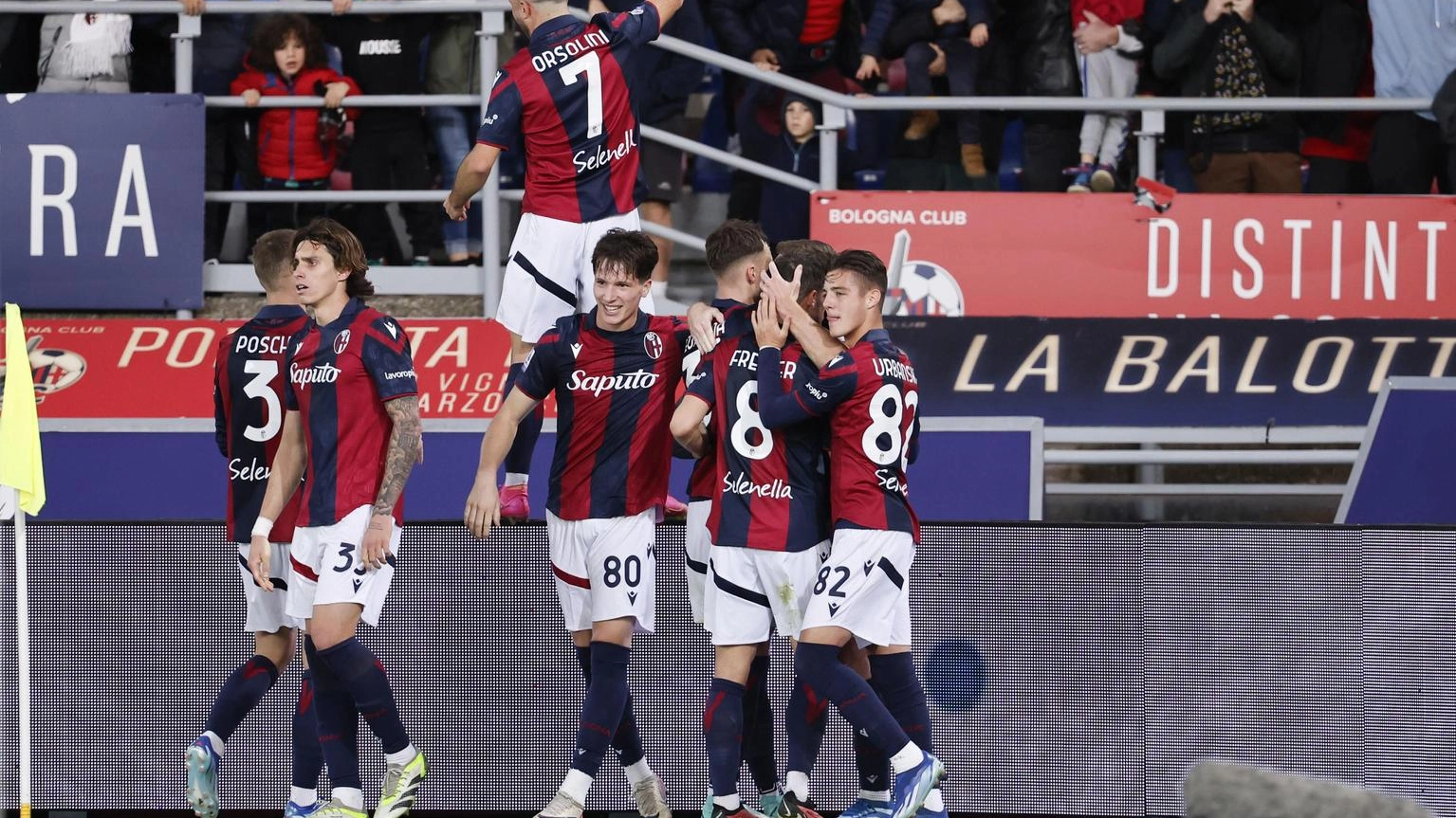 Serie A: il Bologna batte l'Atalanta 1-0, Toro e Udinese 1-1