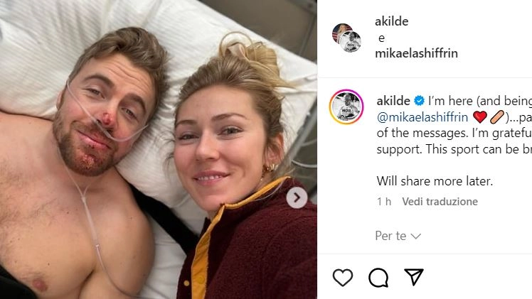 Kilde con la Shiffrin, il post dopo la caduta di Wengen