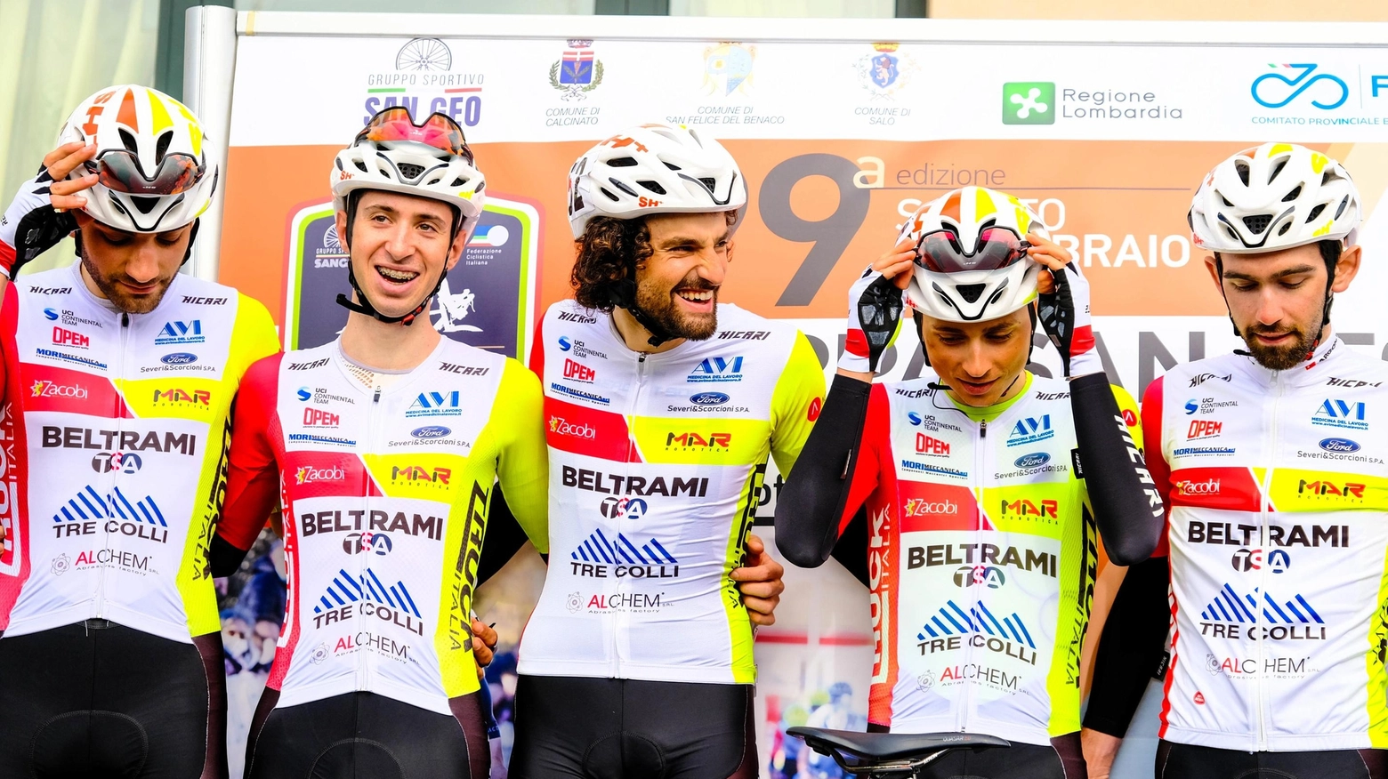 Bardiani e Team Beltrami  sulle orme di Pantani