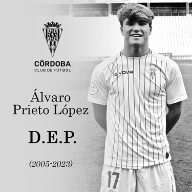 Alvaro Prieto Lopez è morto, addio al 18enne calciatore del Cordoba