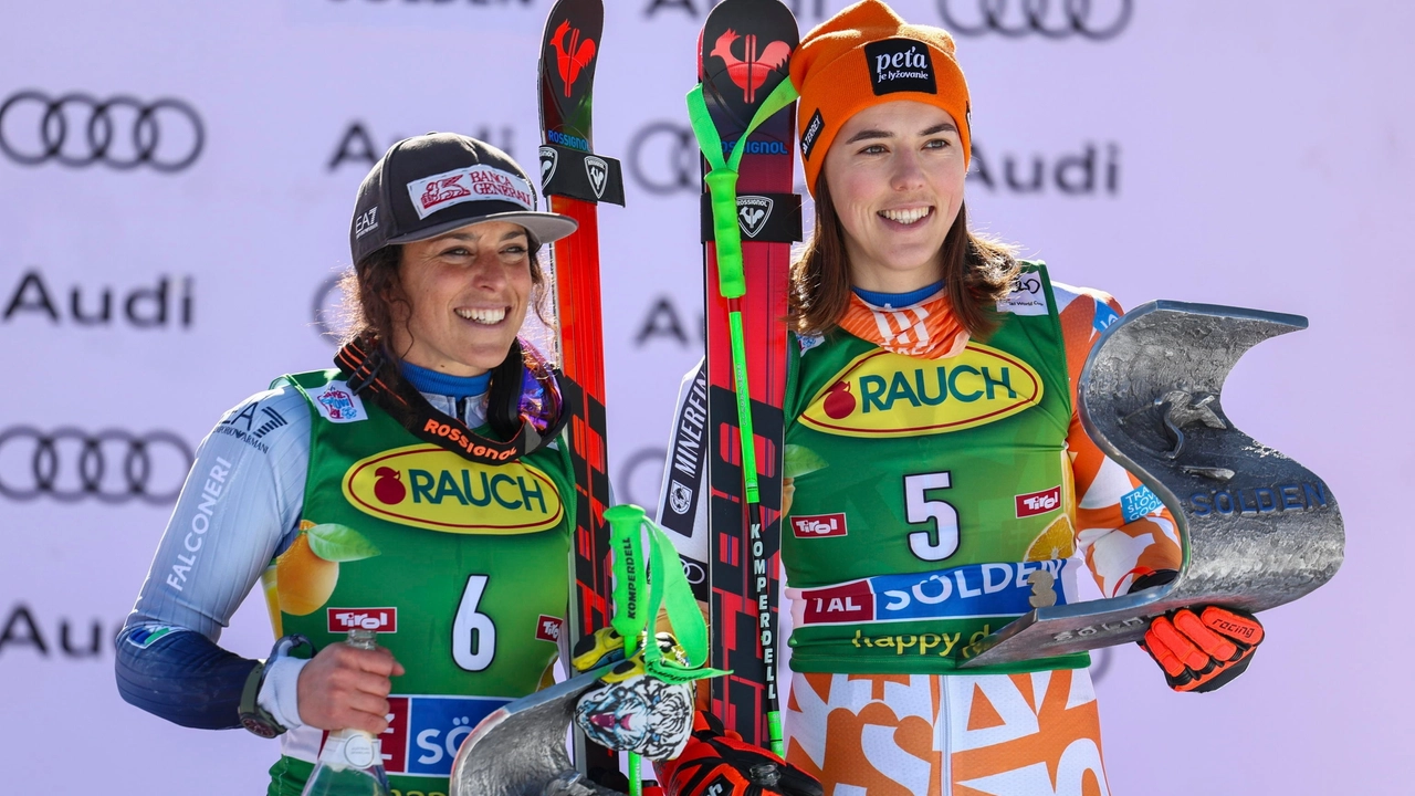 Federica Brignone e Petra Vlhova